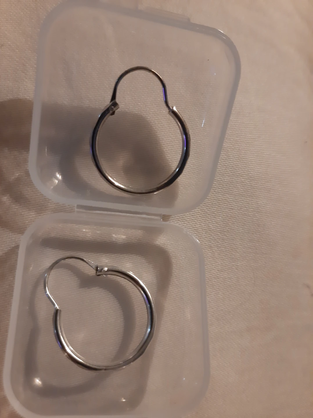 Silver Hoop Earrings