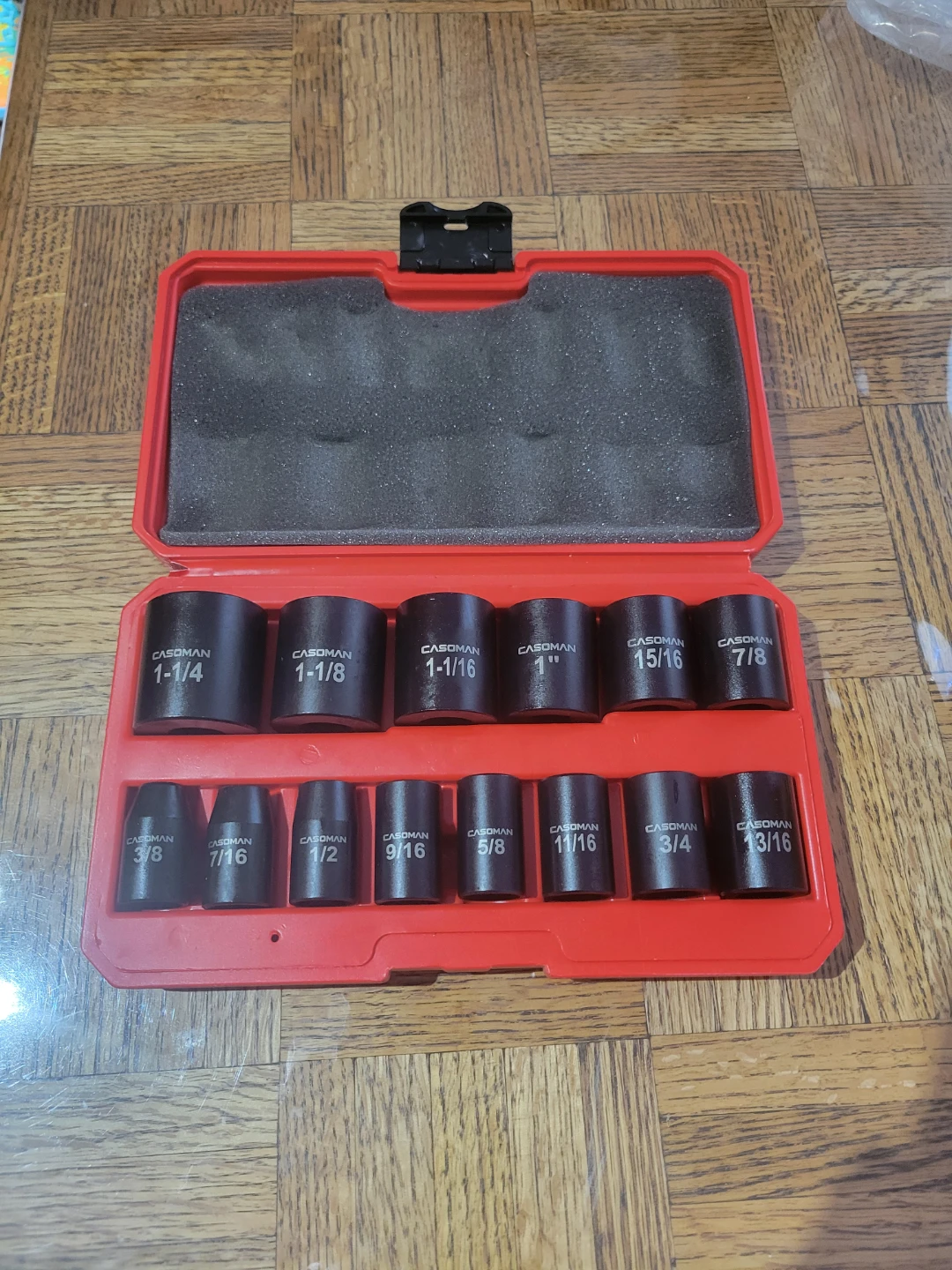 New CASOMAN 14-Piece Socket SAE Set