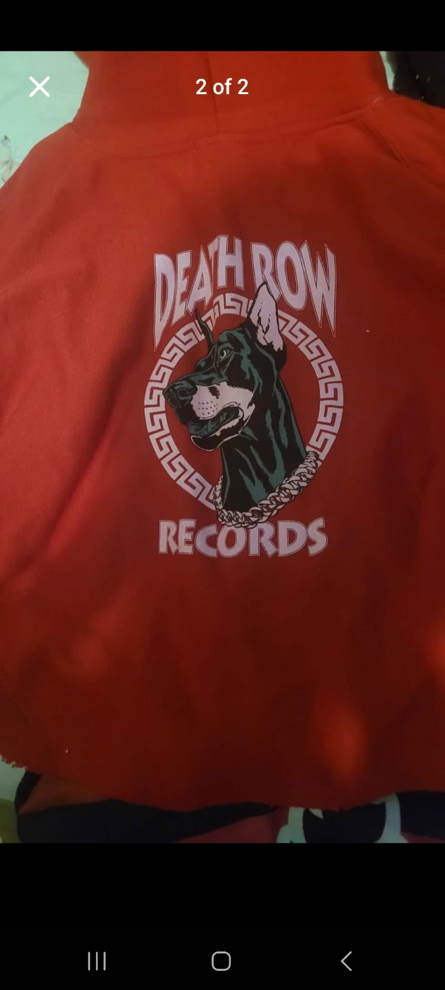 Red Death Row Records Hoodie - photo 2