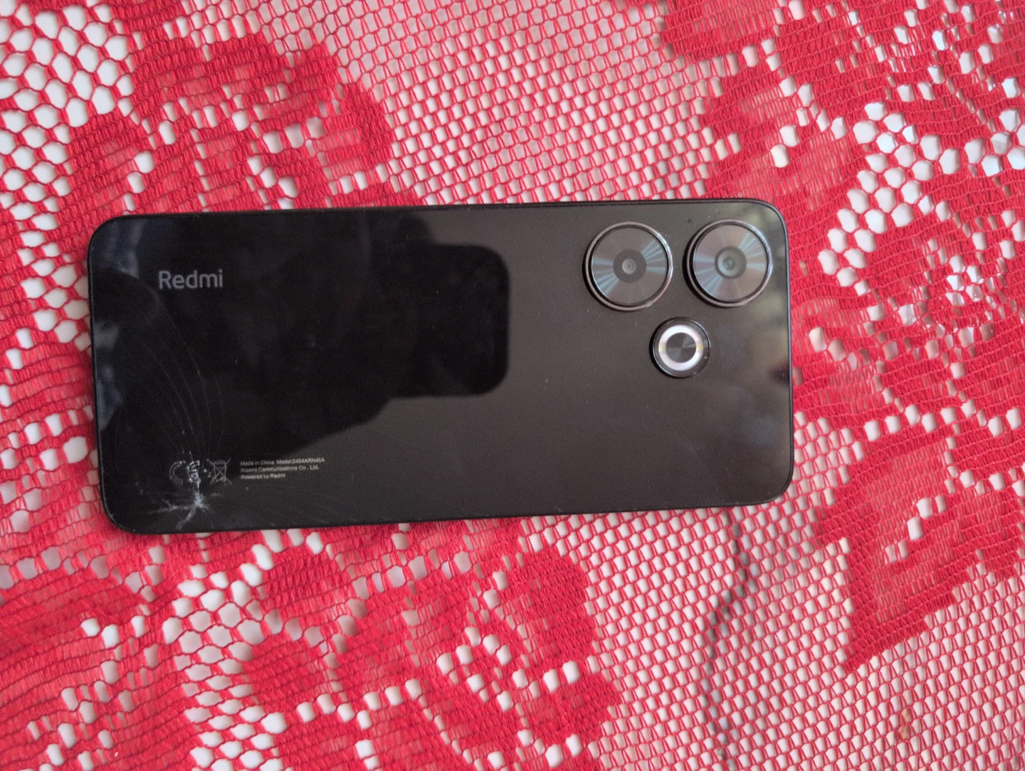 Black Redmi 13 Smartphone