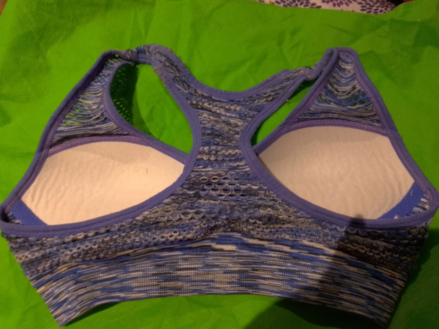 Blue Marled Sports Bra ⚽ - photo 2