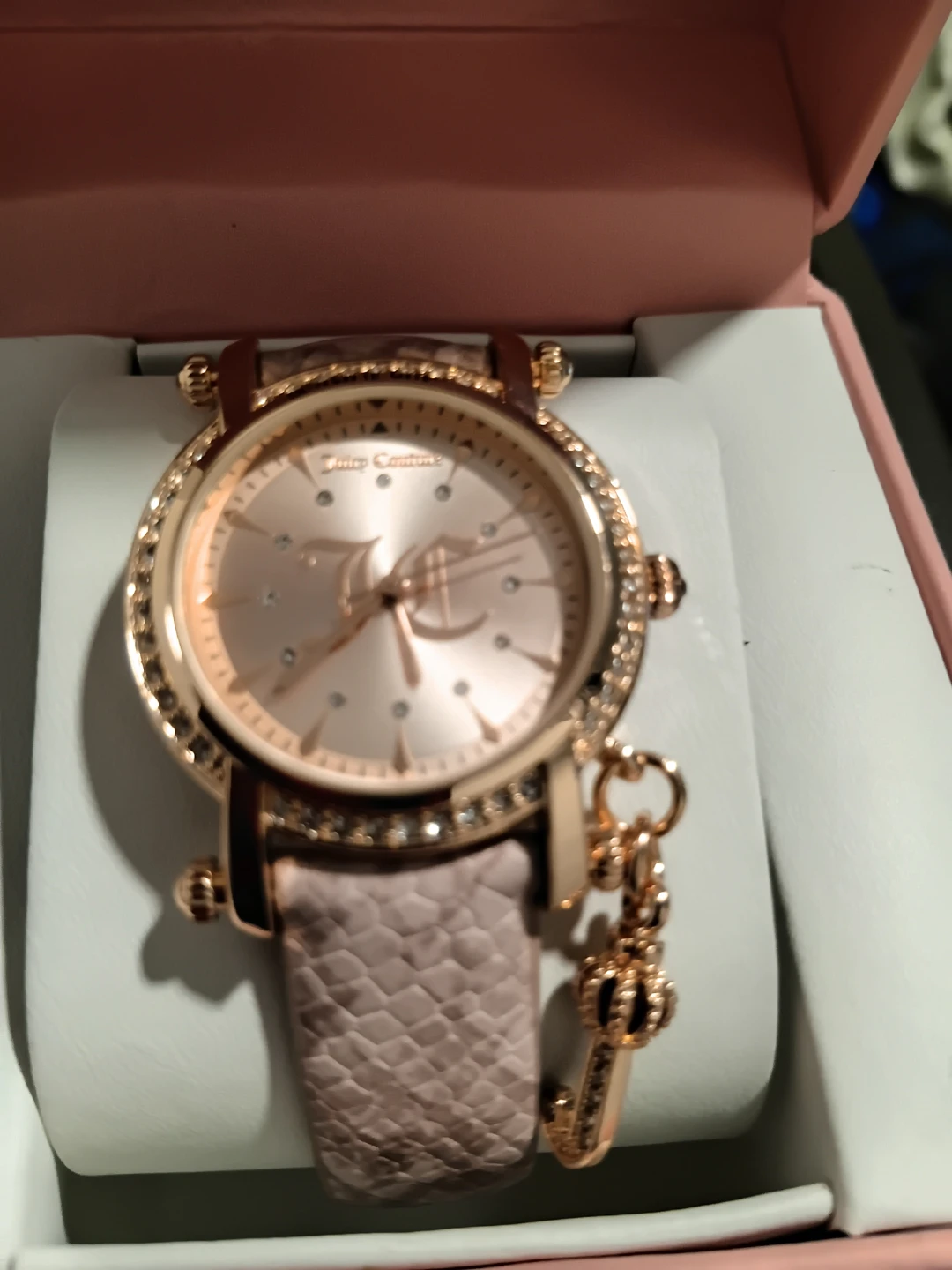 Juicy Couture Pink Watch with Charm