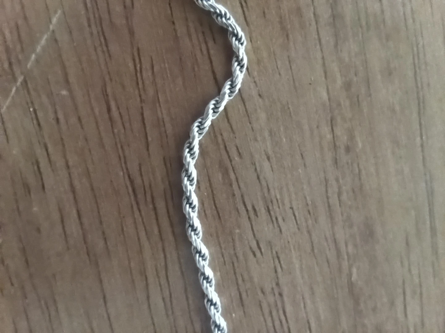 Genuine Italian 925 Sterling Silver Diamond-Cut Rope Chain (26") - photo 3
