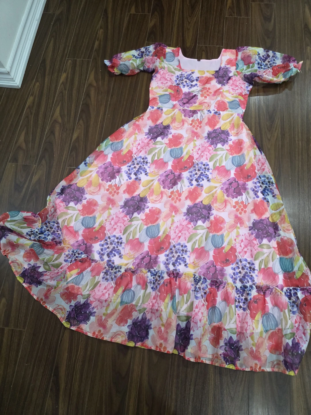 Floral Print Maxi Dress