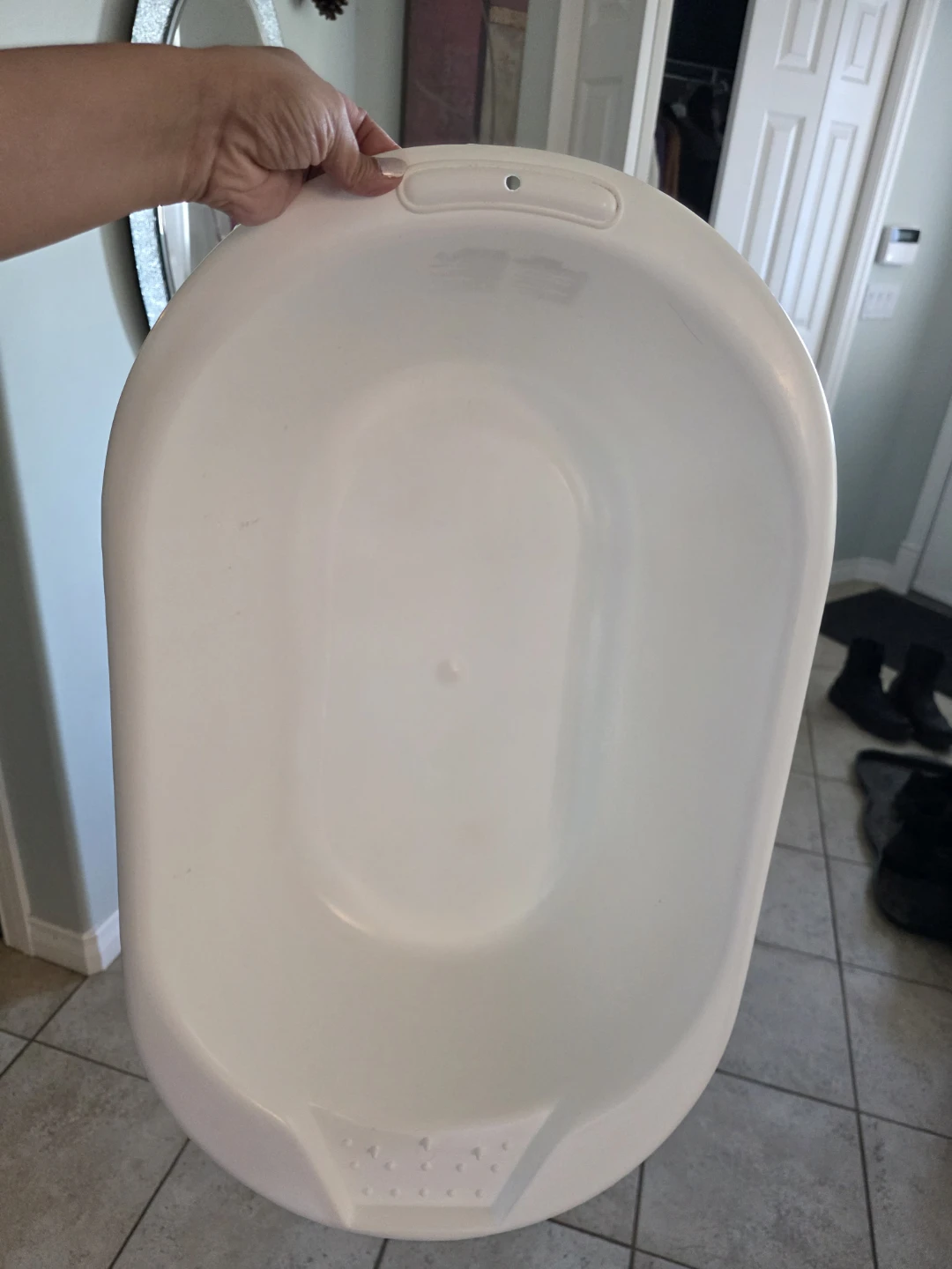 White Baby Bathtub