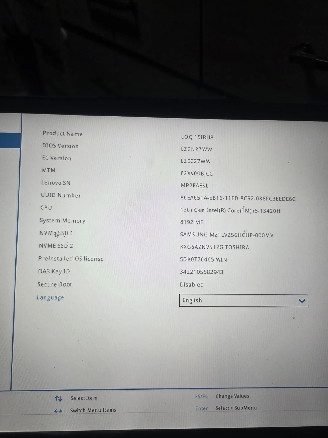 Lenovo LOQ 15IRH8 Laptop - photo 5