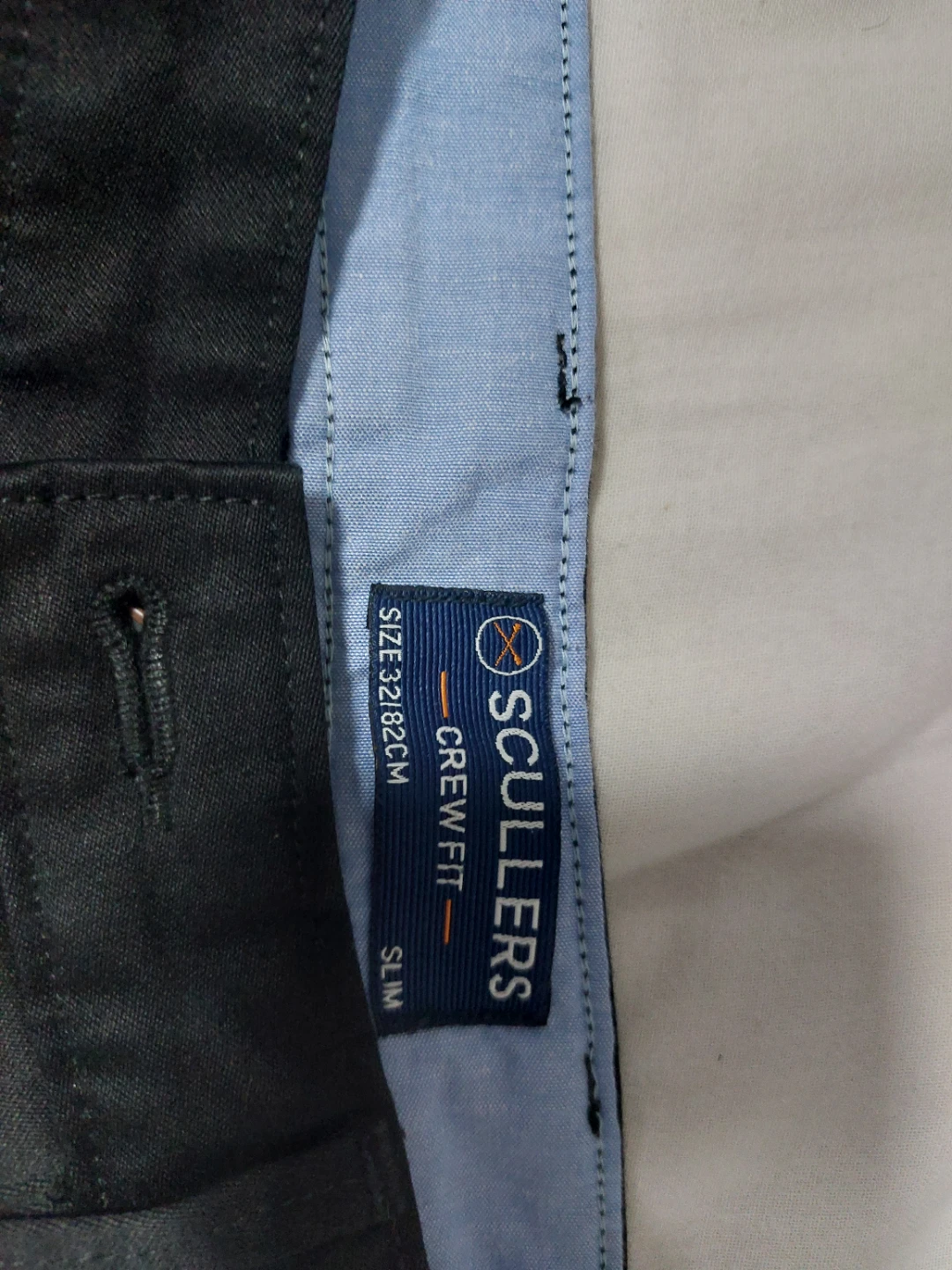 Scullers Crew Fit Slim Black Pants - photo 2