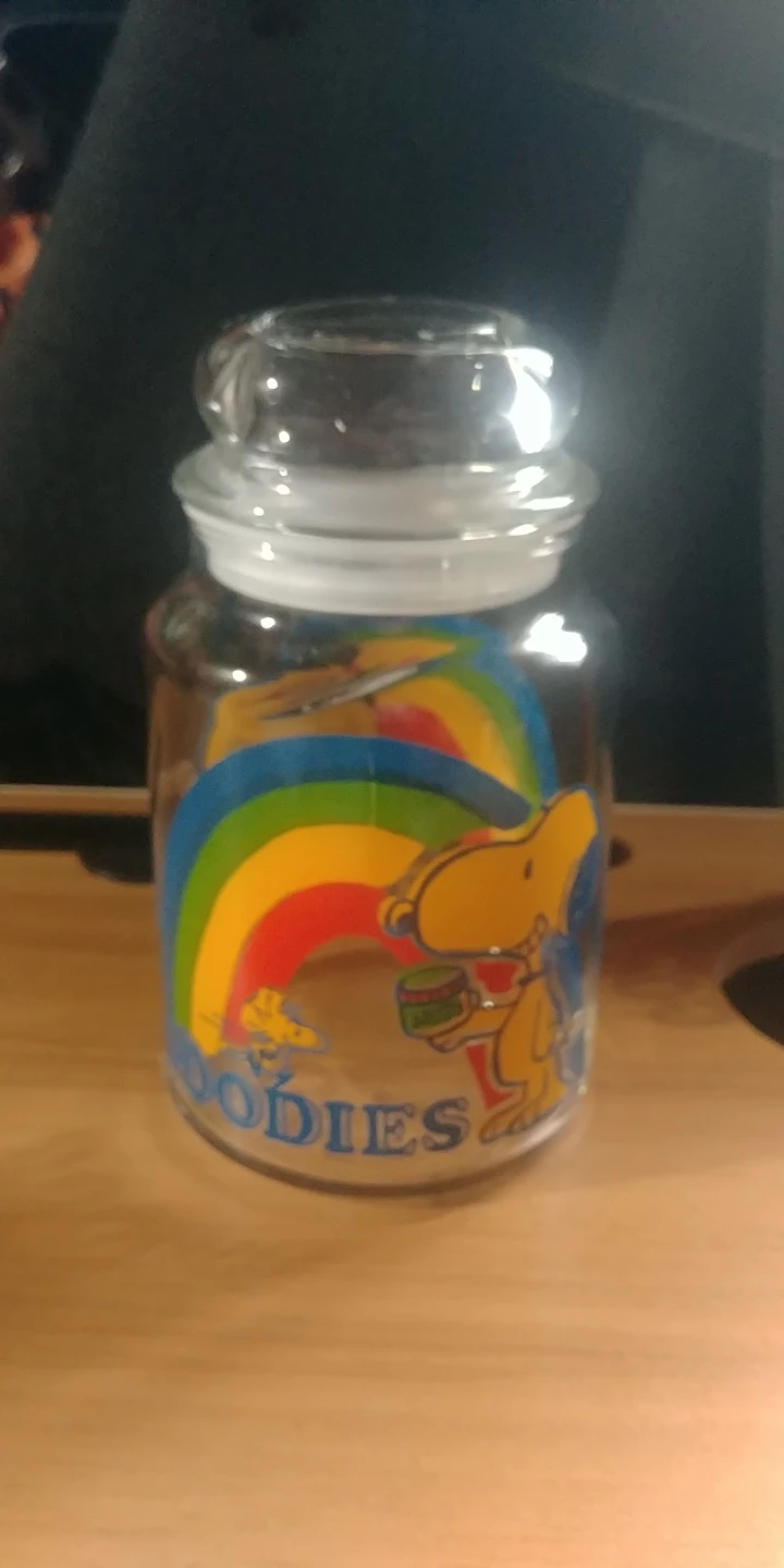 Peanuts "Goodies" Glass Jar with Lid