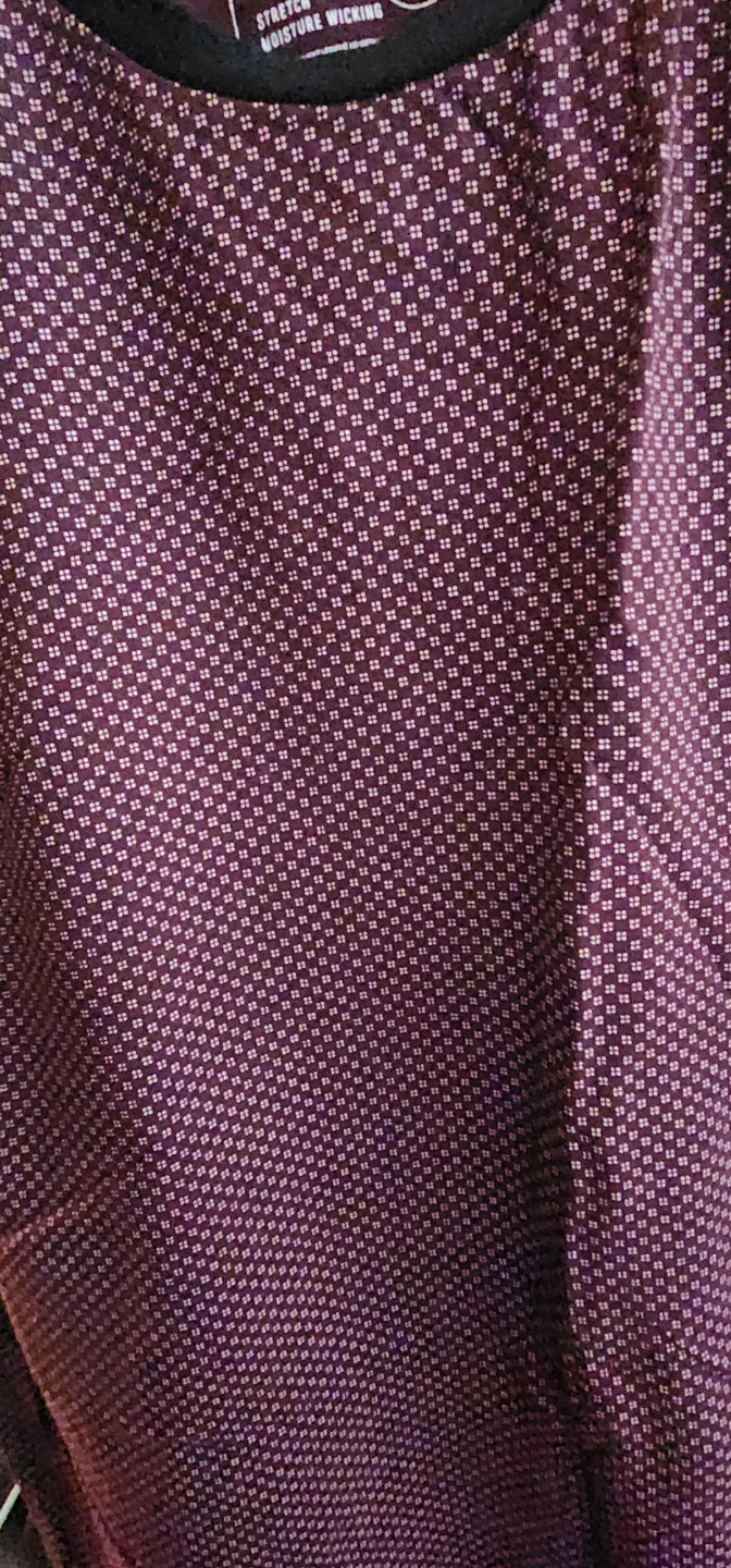 Express Men's Burgundy Textured Knit T-Shirt - photo 4