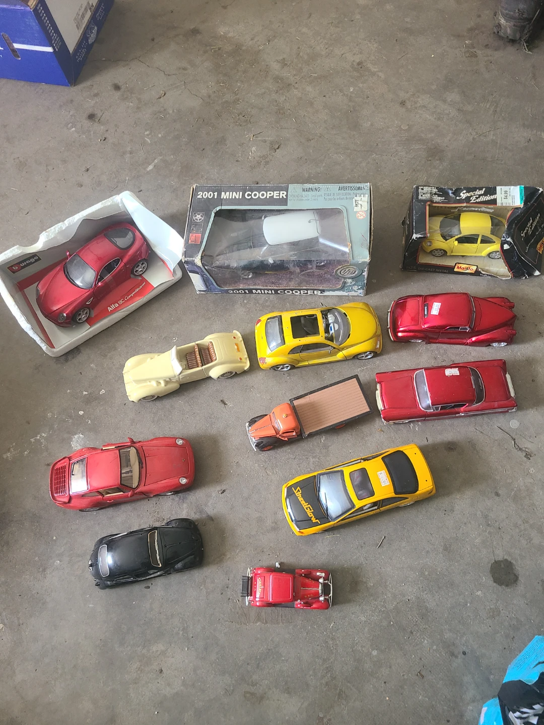 Assorted Die-Cast Model Cars
