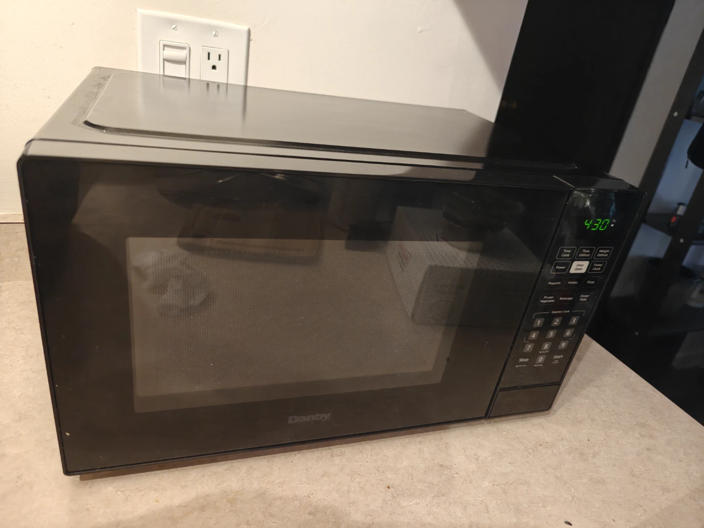 Danby Black Microwave