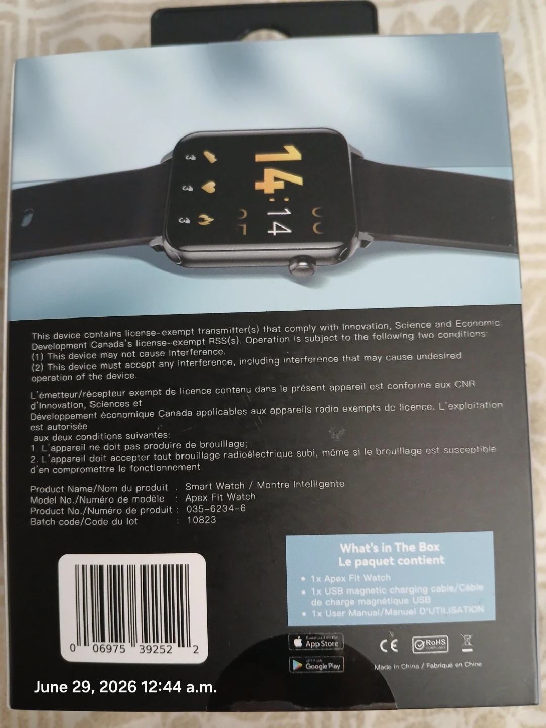 NEW in Box Giftable - APEX FIT Smart Watch - photo 2