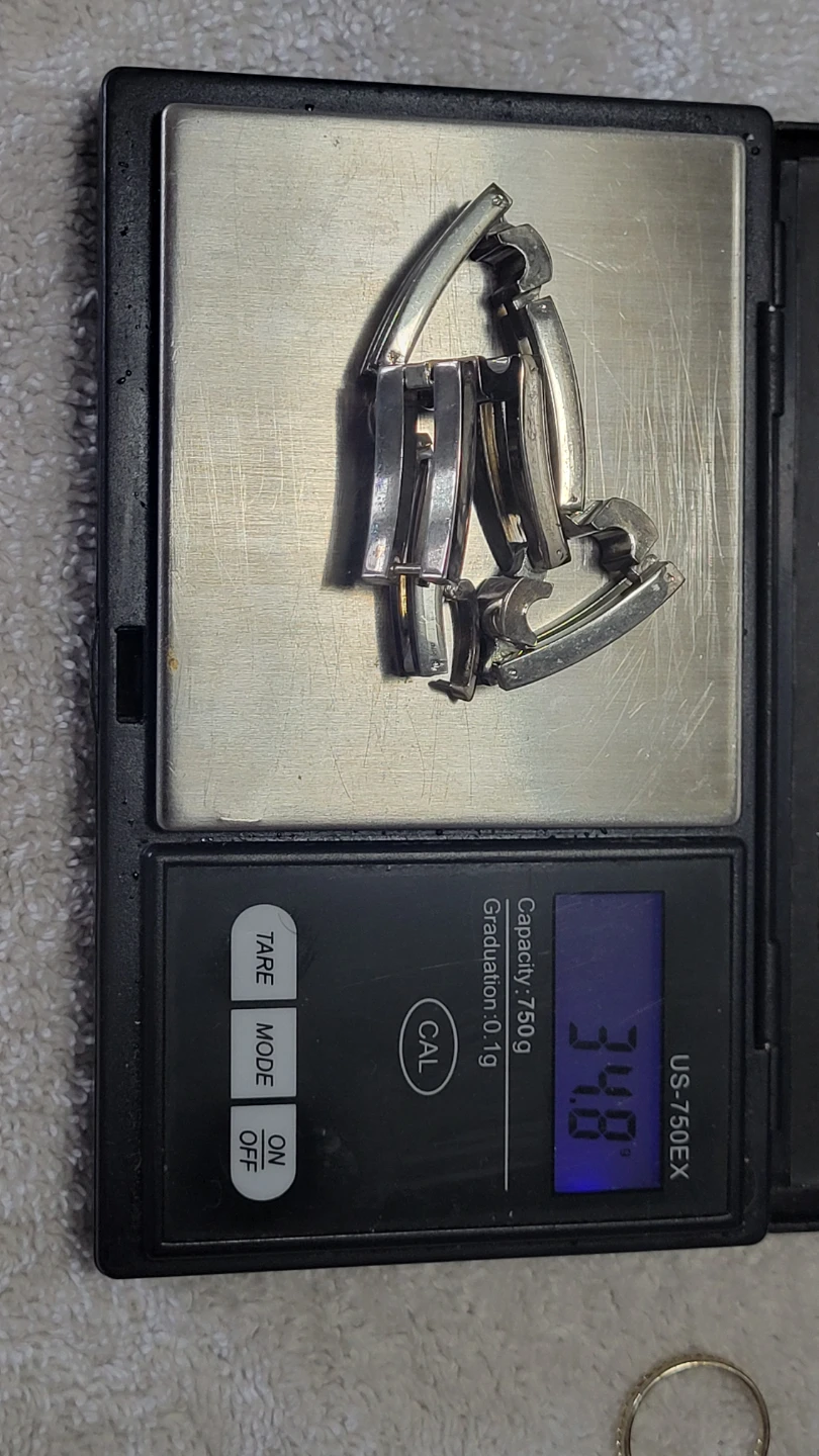 Ladies 7.5" Sterling Silver Bracelet (34.8 grams) - photo 3