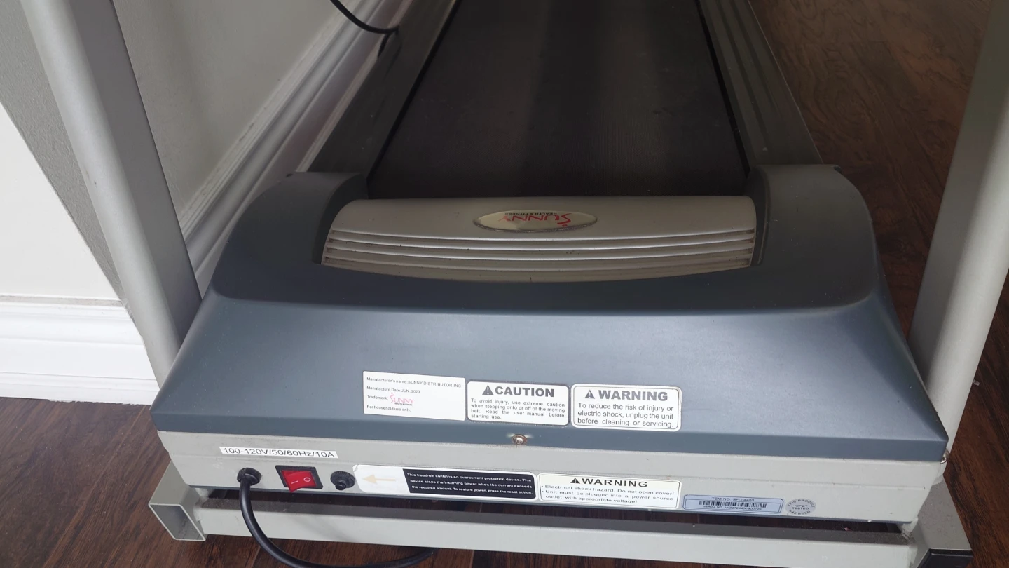 Sunny Health & Fitness Folding Treadmill -Great condition - photo 2