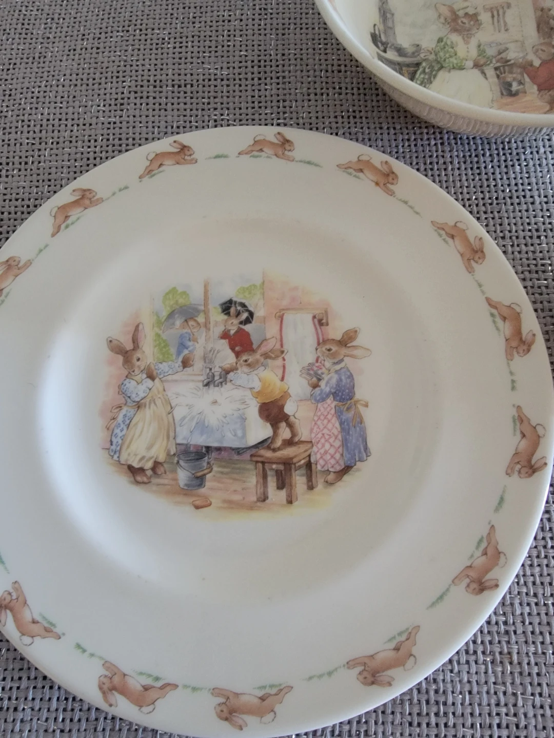 Beatrix Potter Peter Rabbit Dinner Plate and Bowl Set - photo 2
