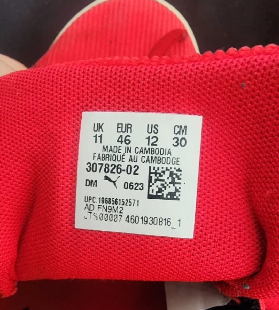 Puma Ferrari Speedsters Red Corduroy Sneakers - photo 4