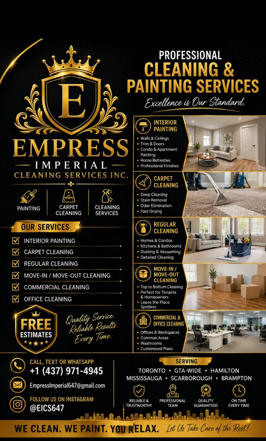 Painting & Carpet Cleaning – Free Estimates