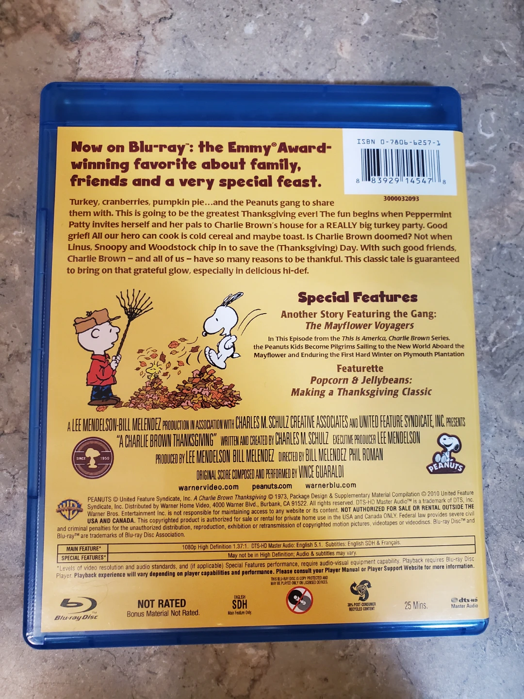 A Charlie Brown Thanksgiving Blu-ray ⚽ - photo 2
