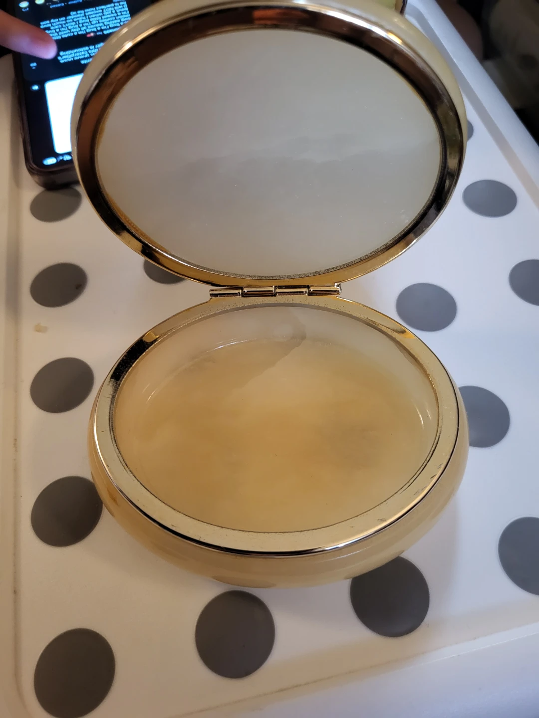 Birks Genuine Alabaster Trinket Box ⚽️ - photo 2