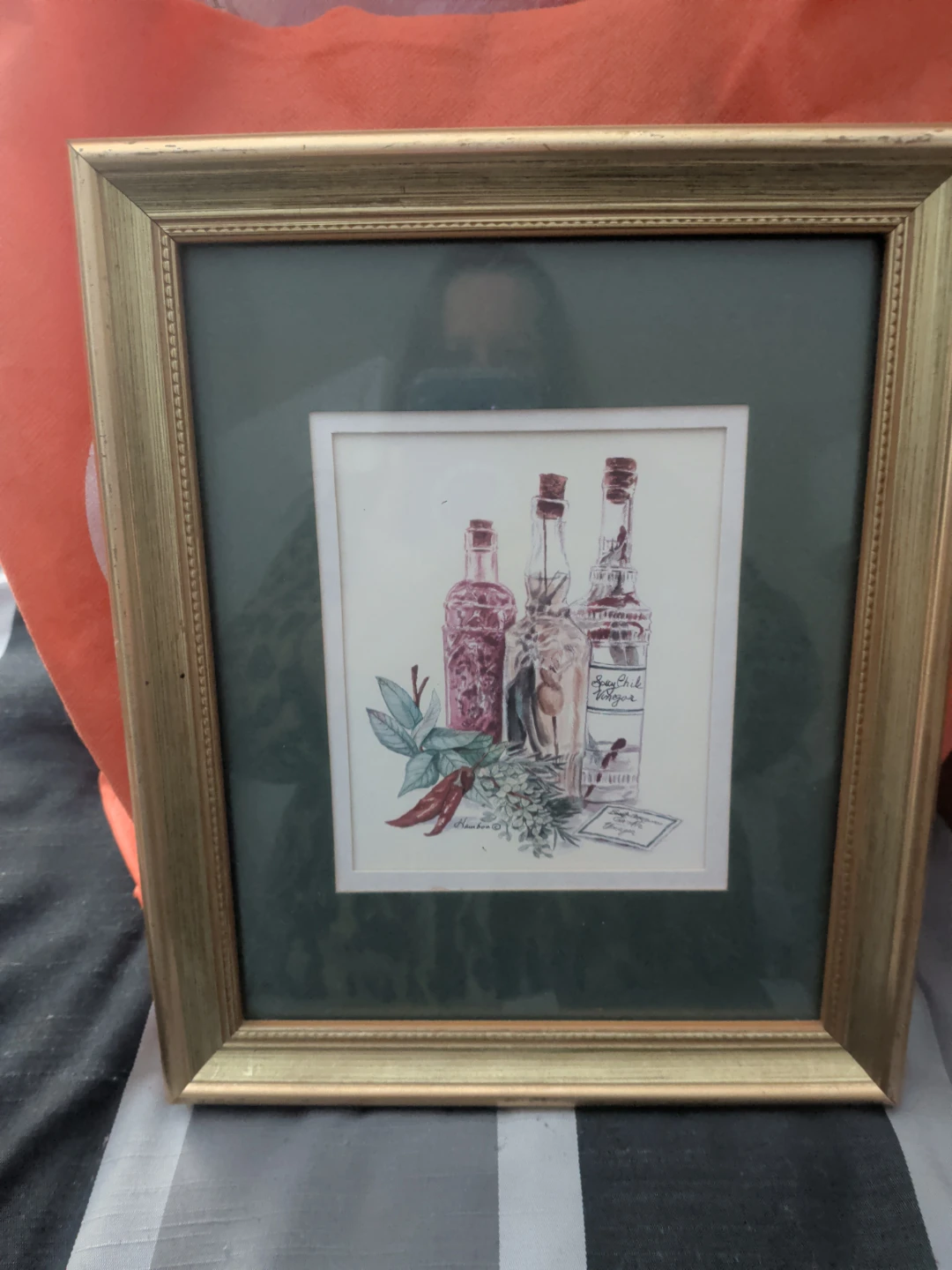 Framed Print of Spice Bottles