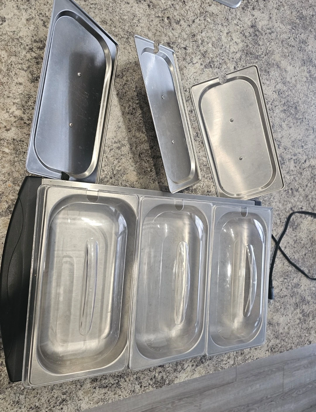 Waring Pro Buffet Server 3-Pan Electric Food Warmer - photo 3