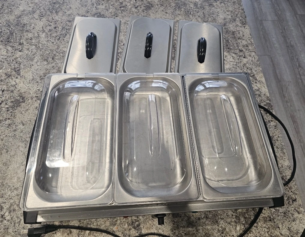 Waring Pro Buffet Server 3-Pan Electric Food Warmer - photo 4