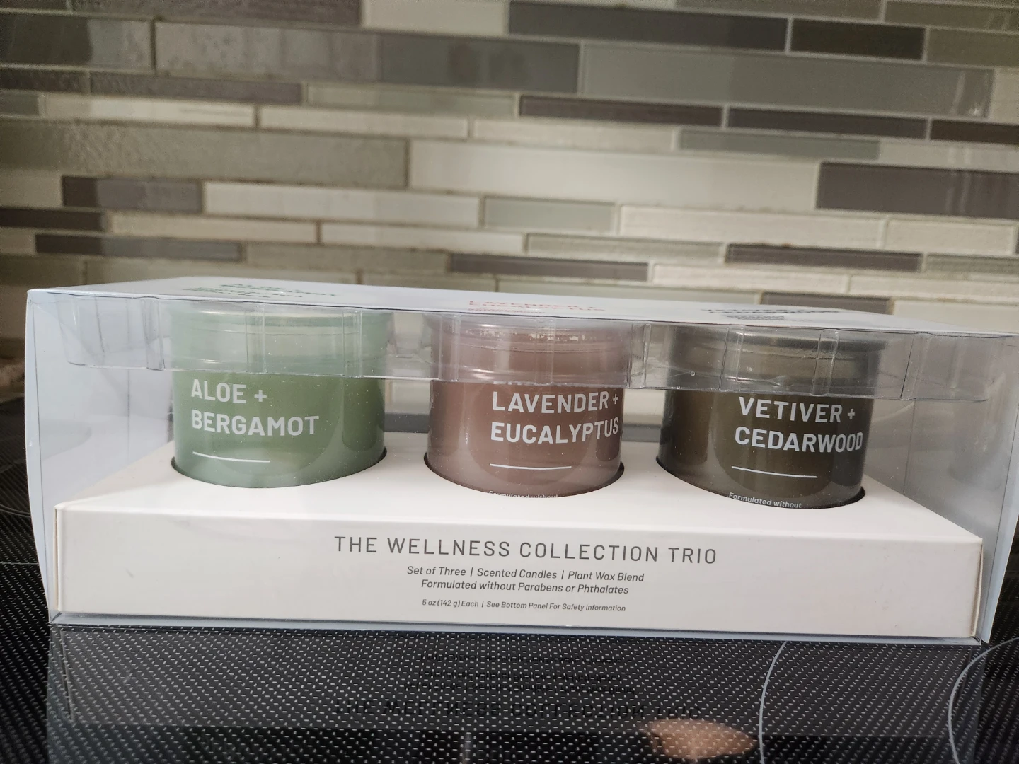 The Wellness Collection Trio Scented Candles