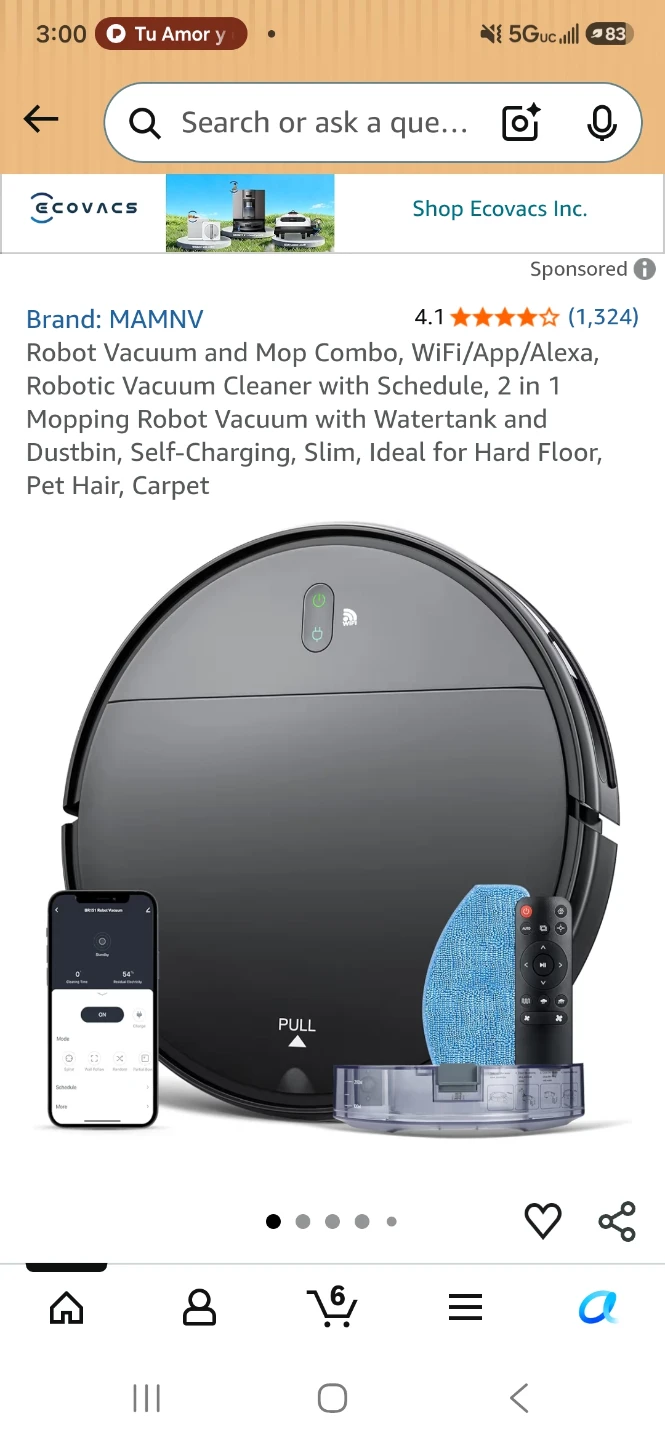 MAMNV Robot Vacuum and Mop Combo - photo 2