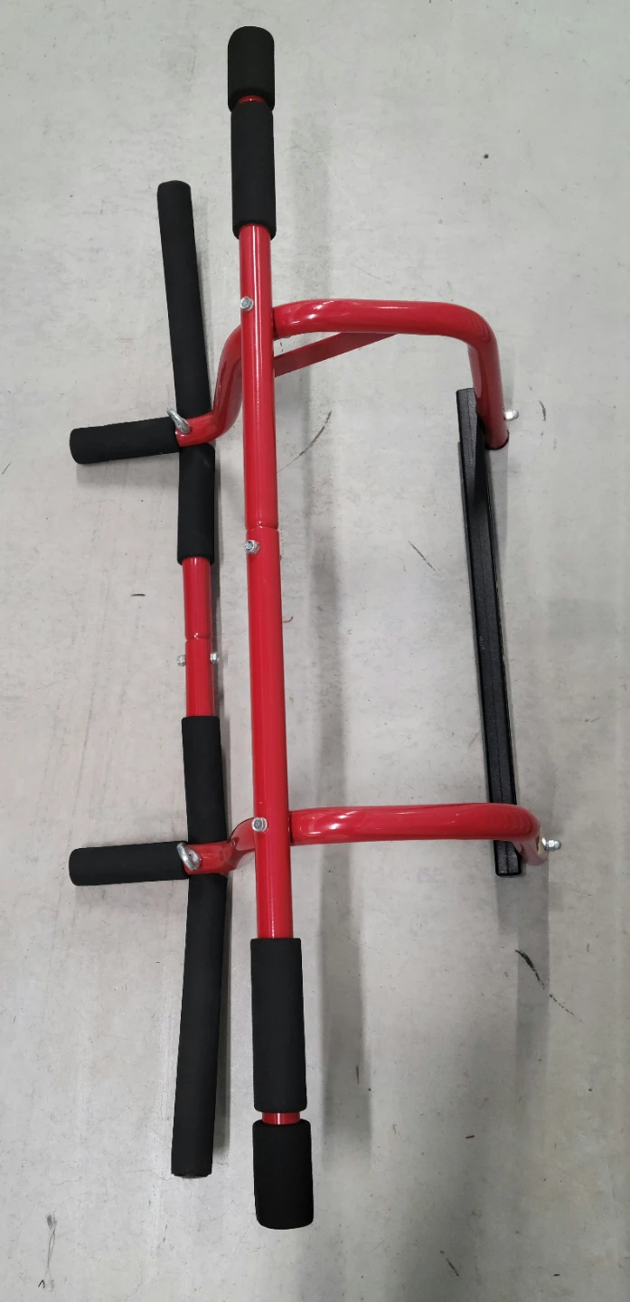 Red Doorway Pull-Up Bar