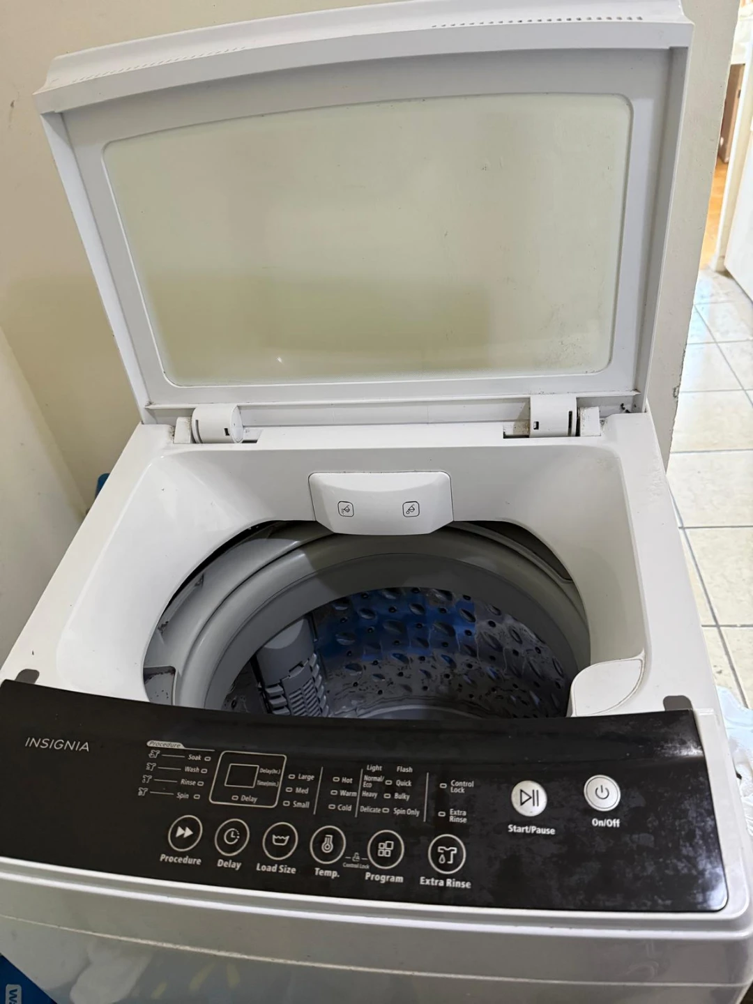 Insignia™ - 1.6 Cu. Ft. Top Load Portable Washer (NS-TWM16WH9) - photo 2