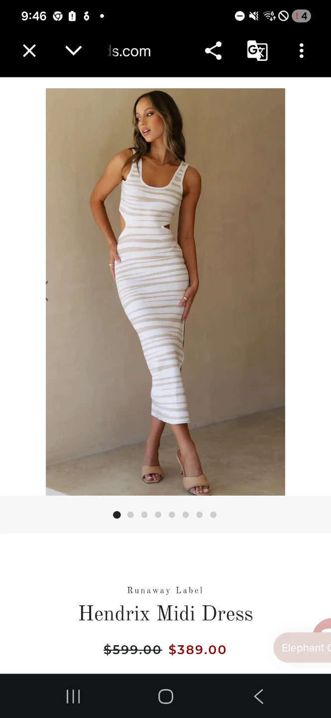 Runaway Label Hendrix Midi Dress XS/S - photo 2
