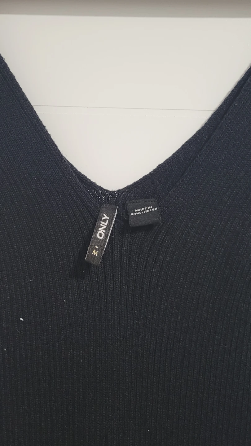 ONLY Black V-Neck Knit Dress - photo 2