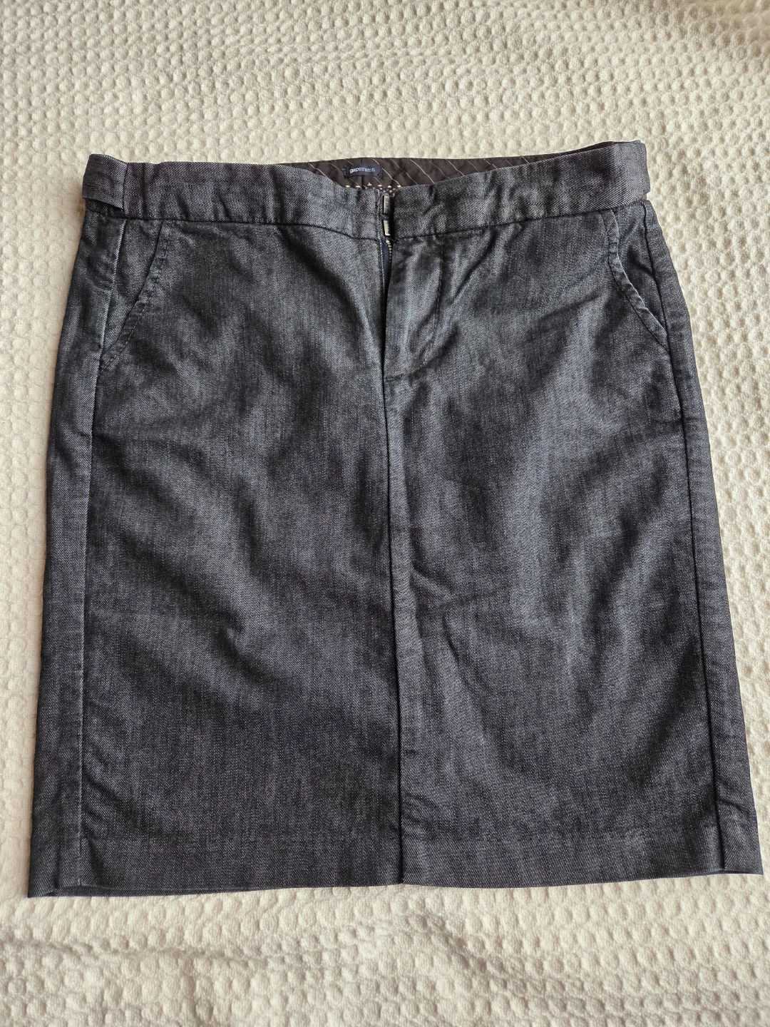 GAP Stretch Denim Skirt Size 4 Straight Casual