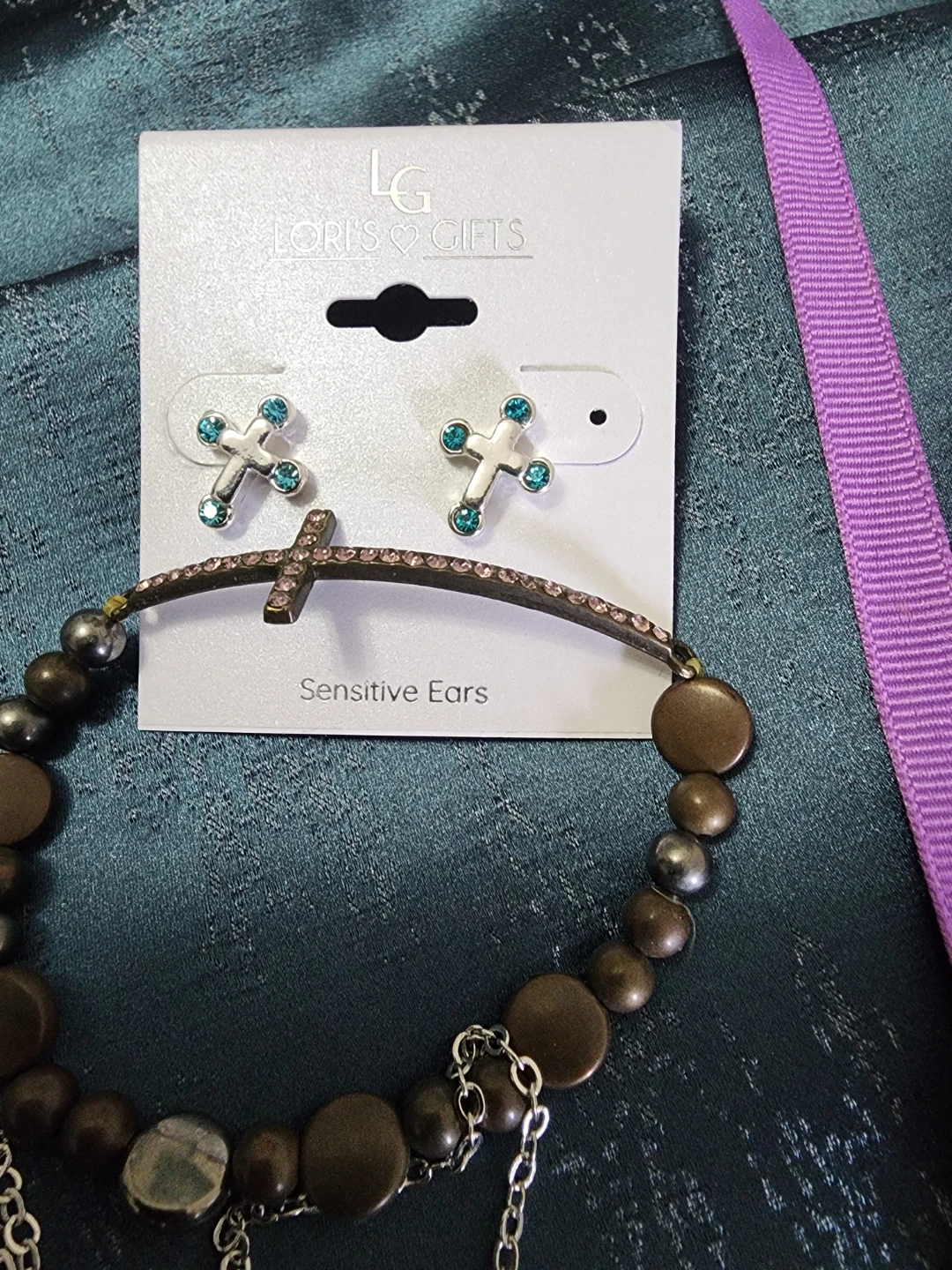 Lori's Gifts Cross Earrings and Bracelets - photo 3