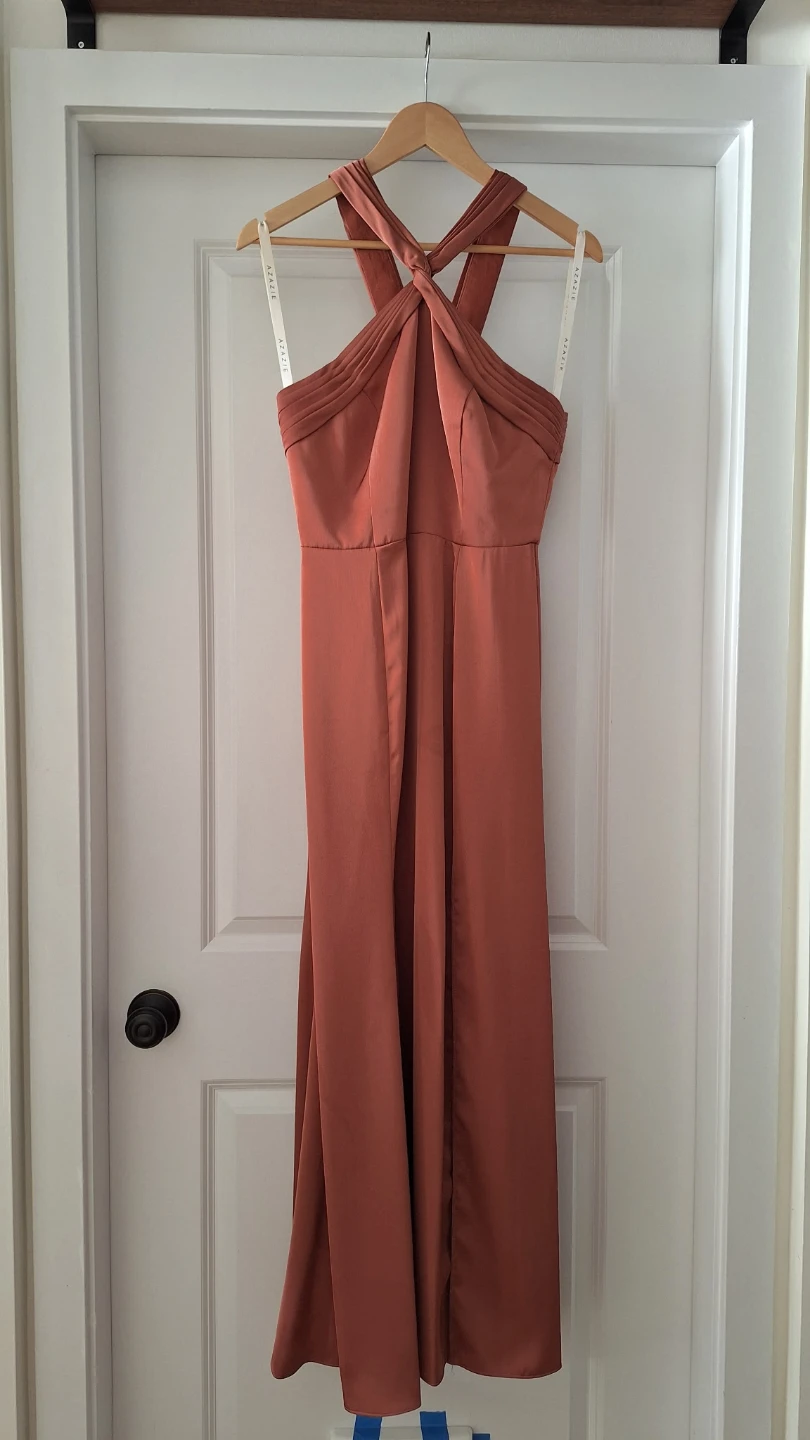 Azazie Cedar Rose Dress