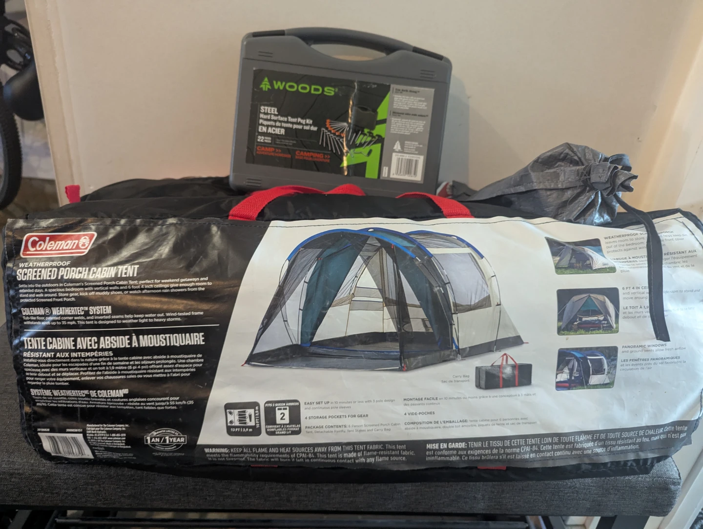 Coleman 6 Person Screened Porch Cabin Tent