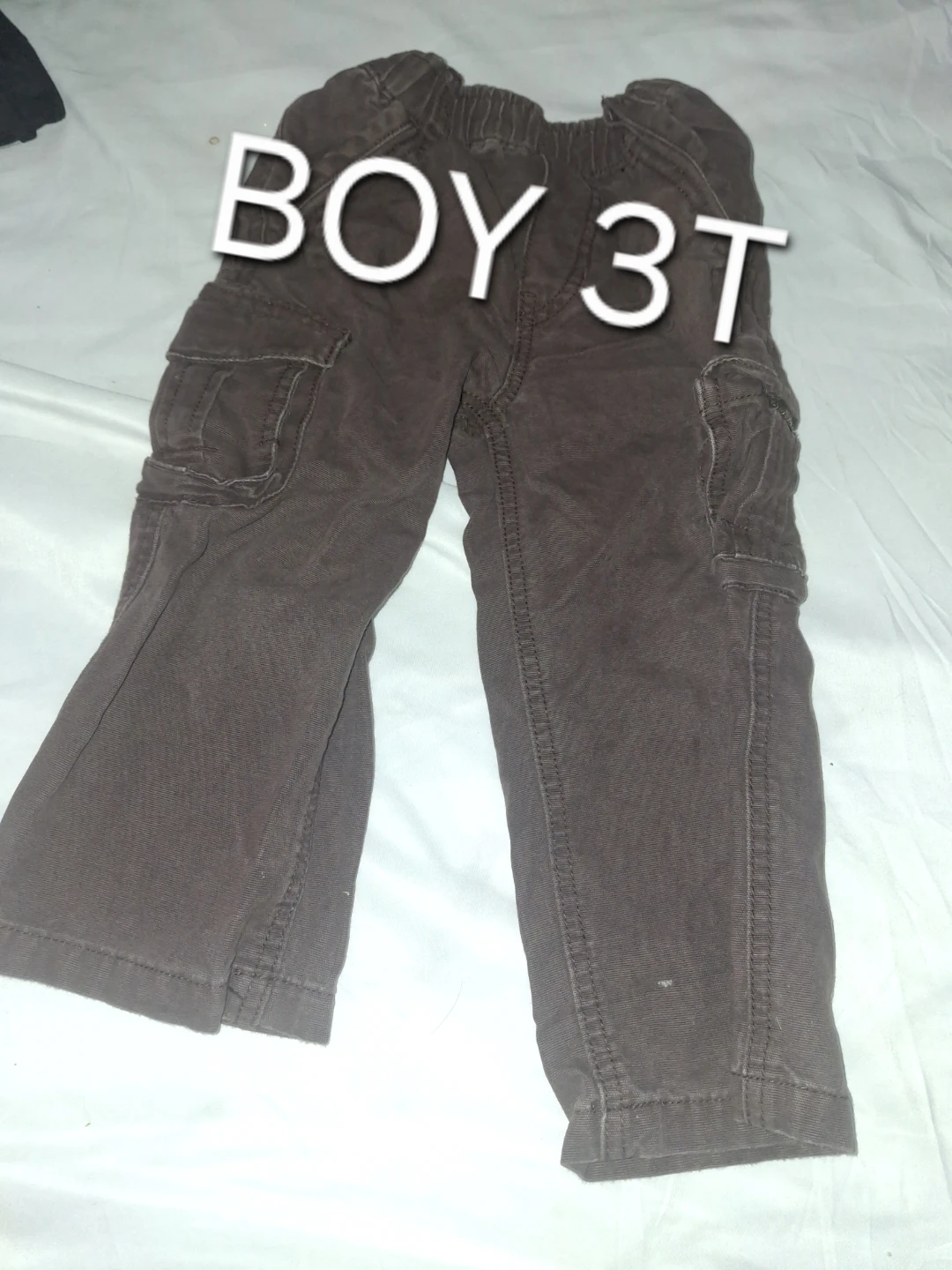 Boy's Brown Cargo Pants Size 3T