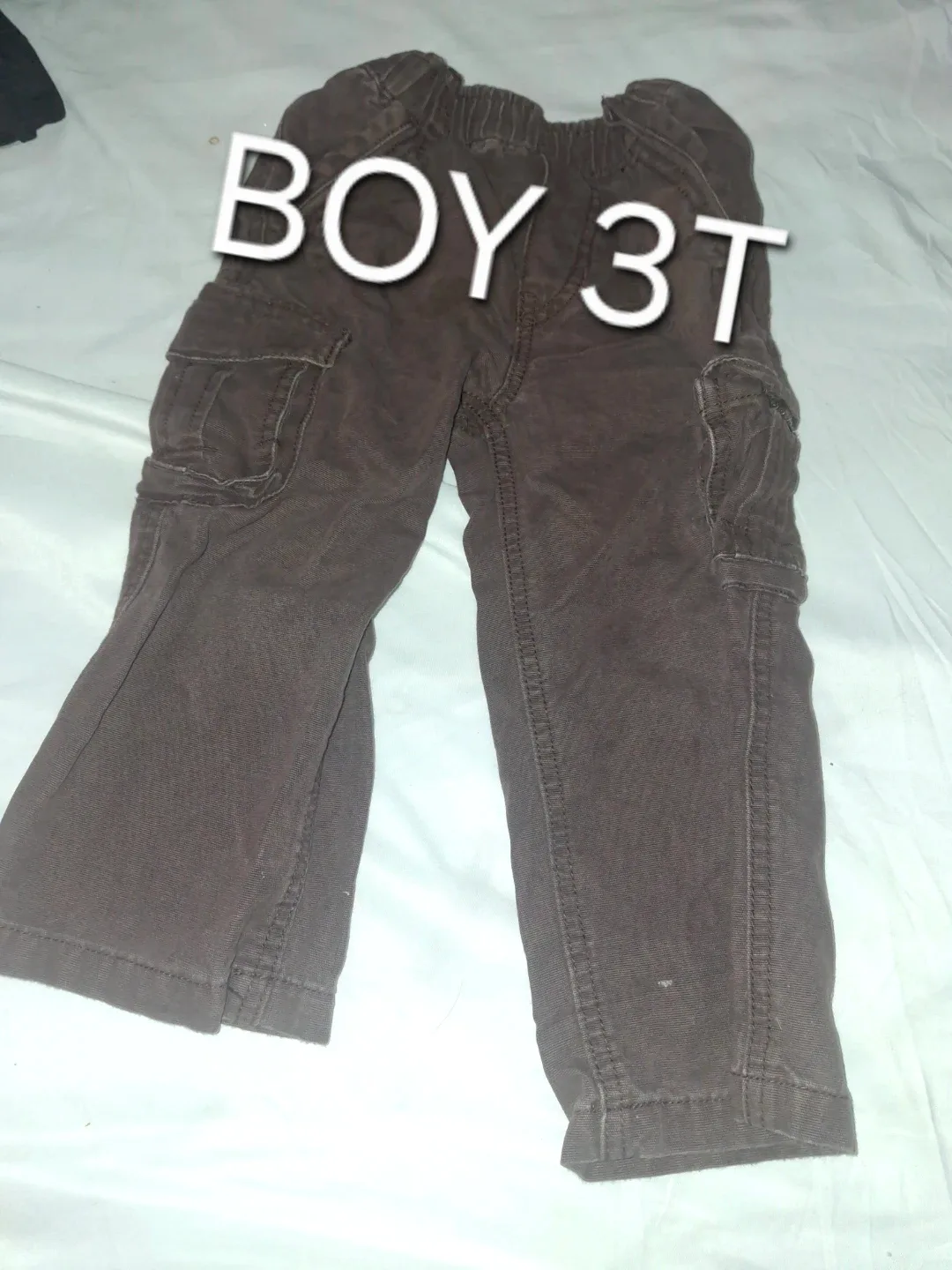 Boy's Brown Cargo Pants Size 3T