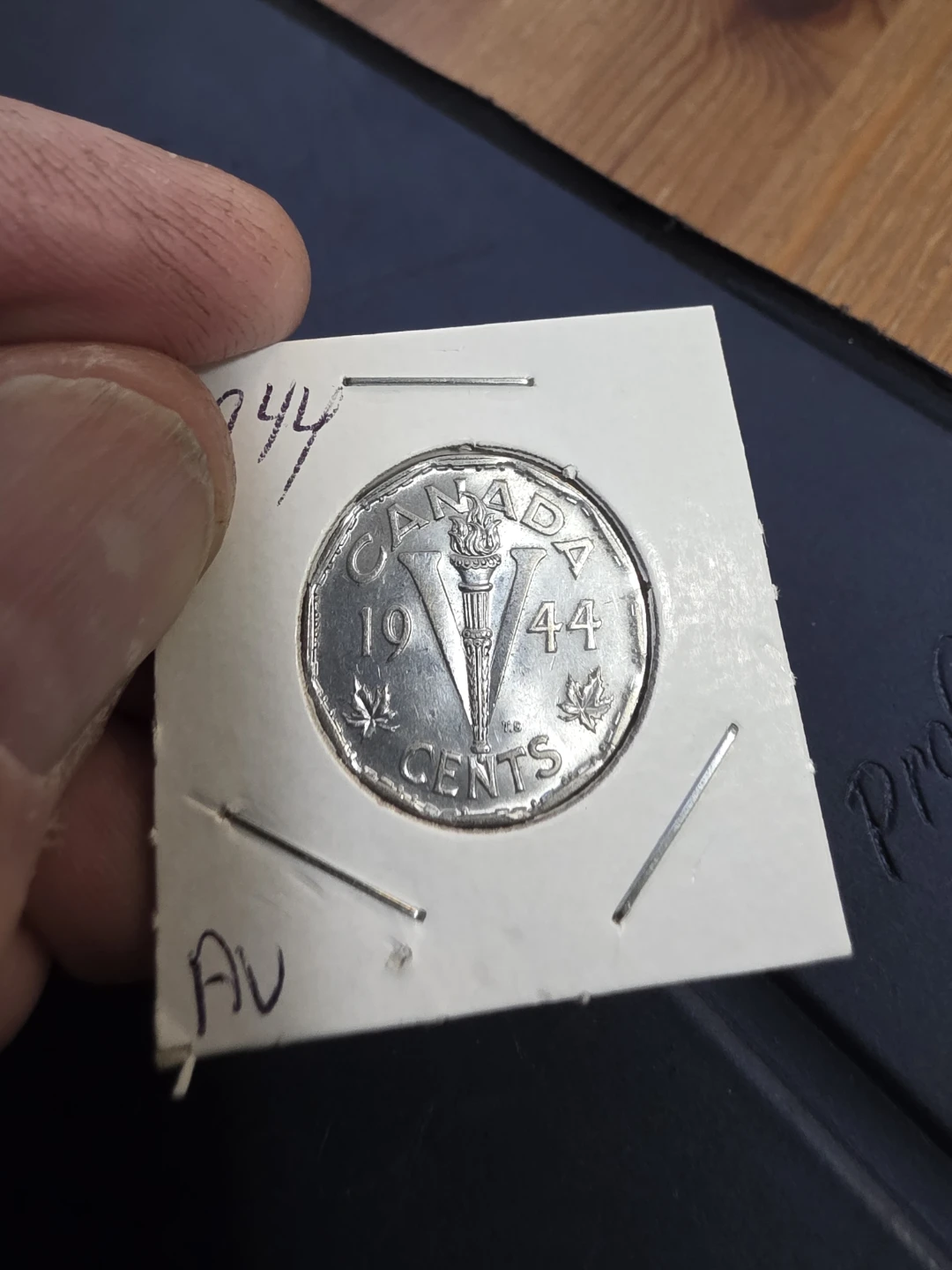 1944 canada nickel NM