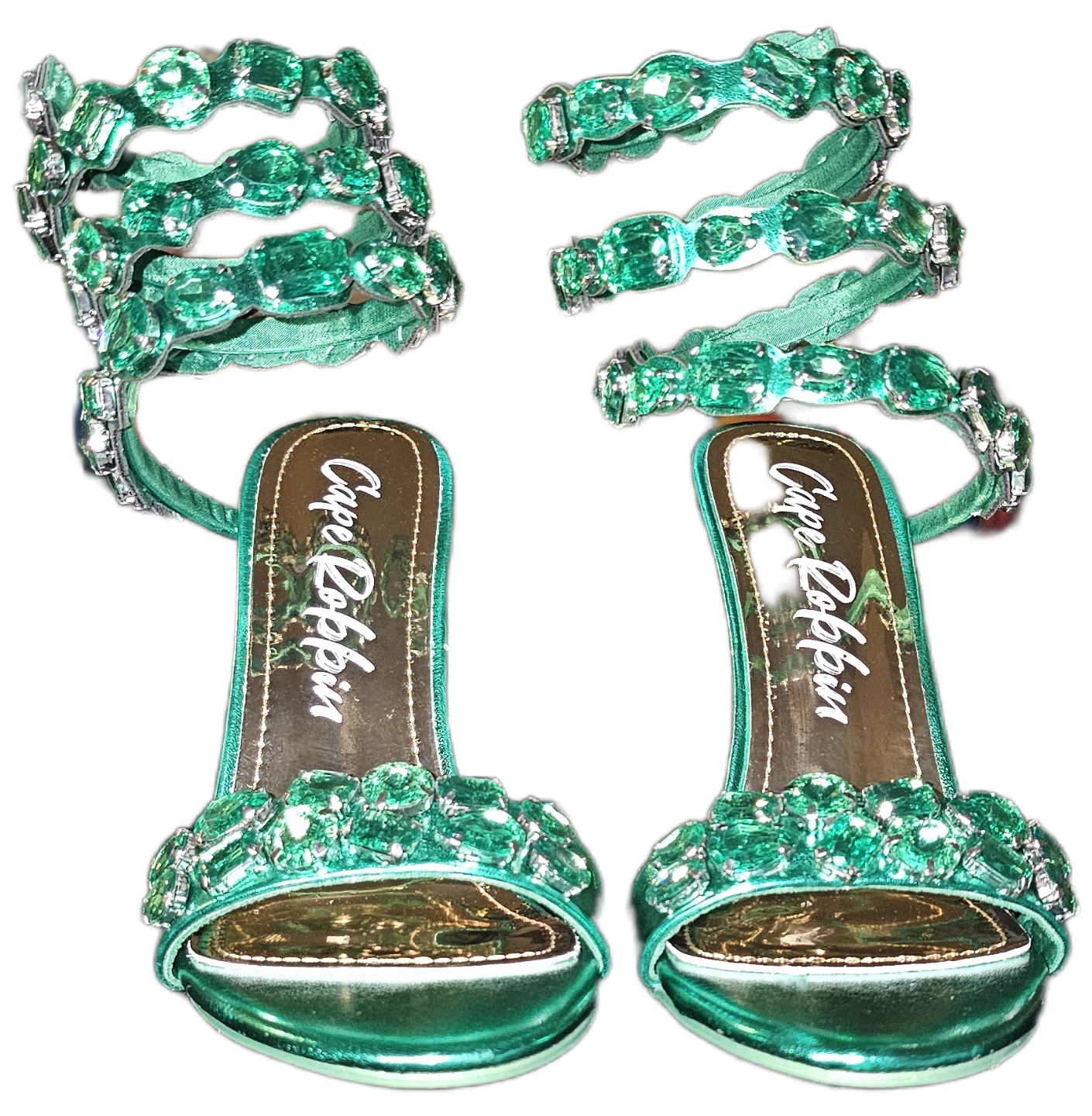 Cape Robbin Emerald Green Gem Heels⚽️