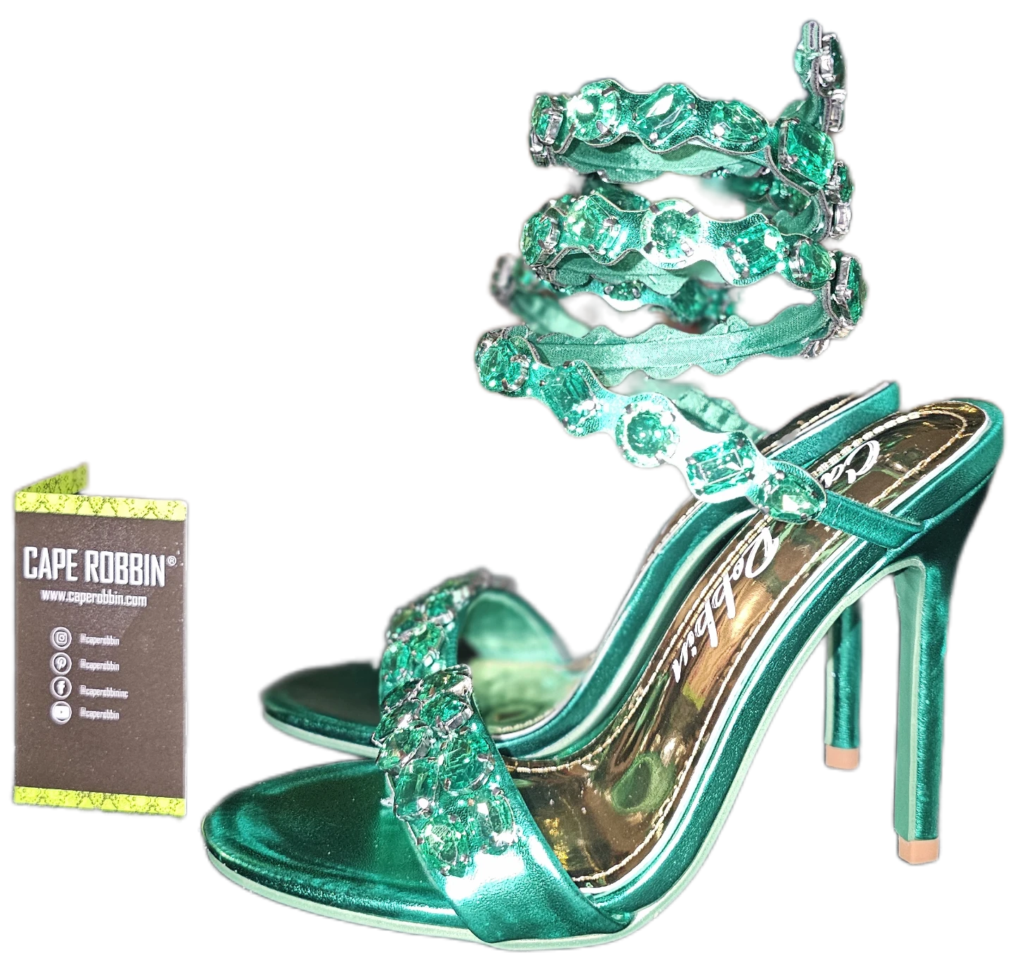 Cape Robbin Emerald Green Gem Heels⚽️ - photo 2