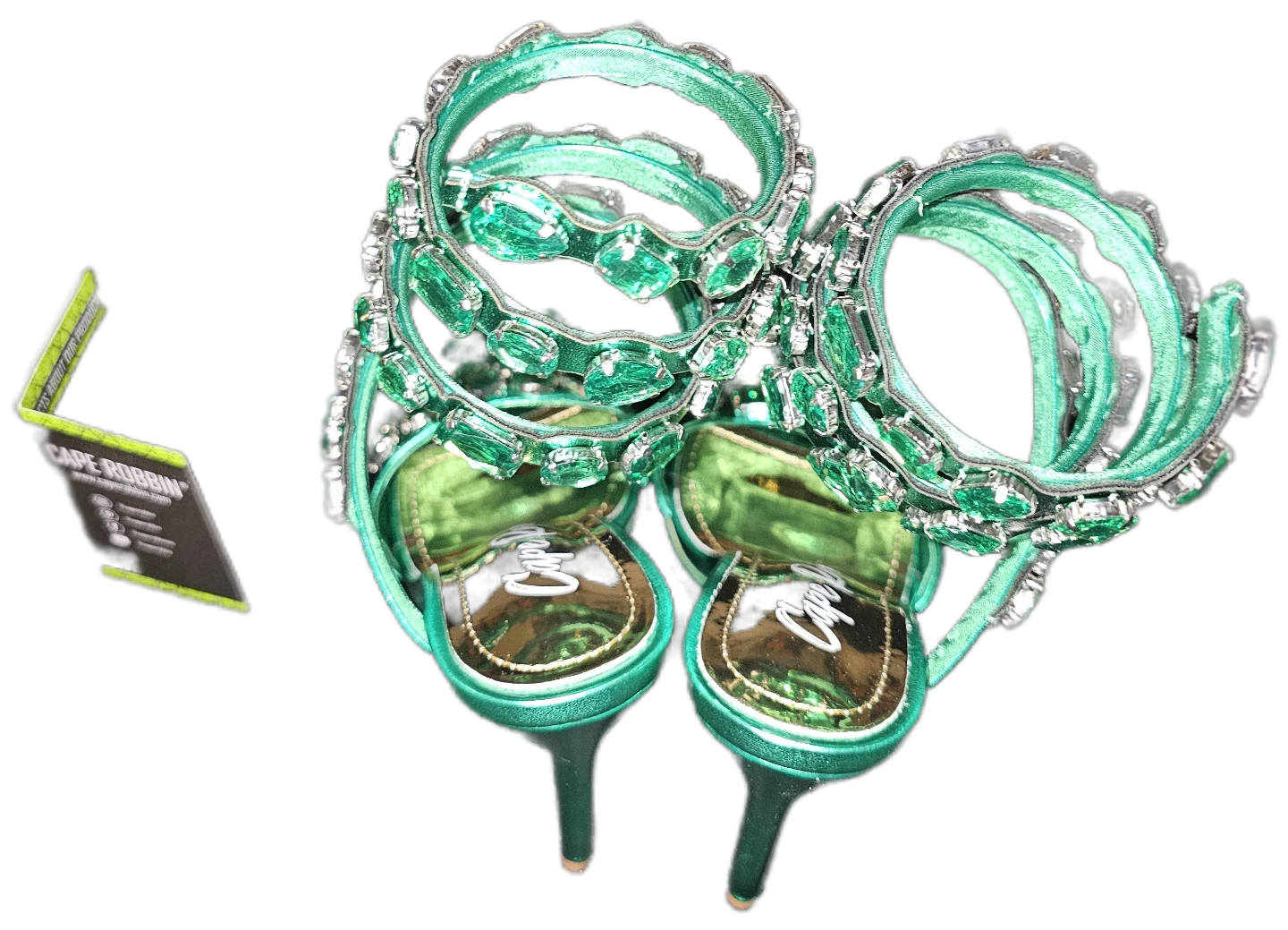 Cape Robbin Emerald Green Gem Heels⚽️ - photo 3