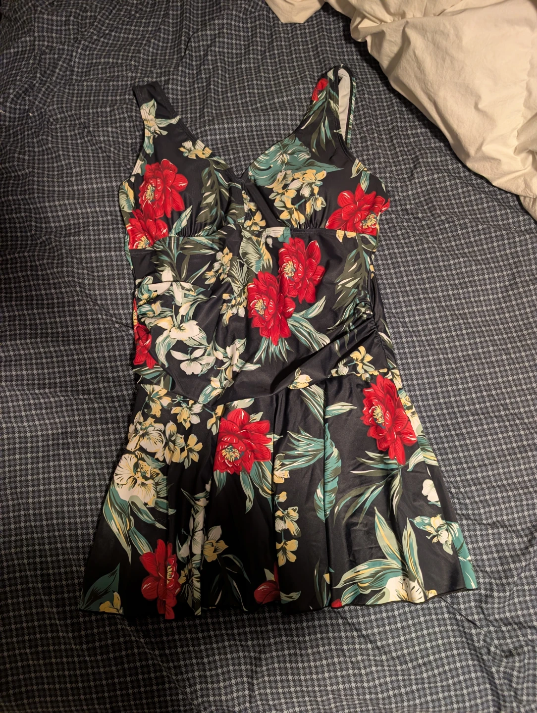 Women's Floral Swimdress Swimsuit