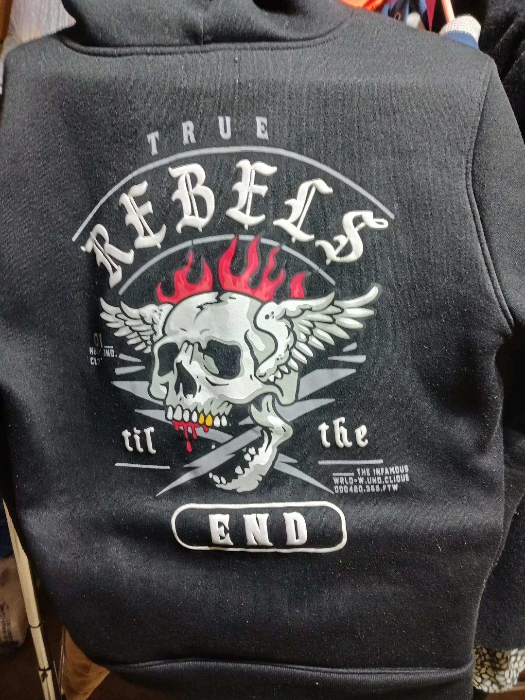 True Rebels Skull Hoodie soccer ⚽️ - photo 2