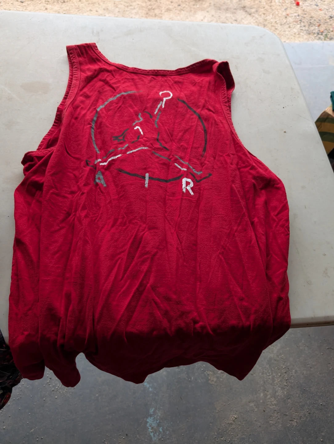 Air Jordan Red Tank Top XL