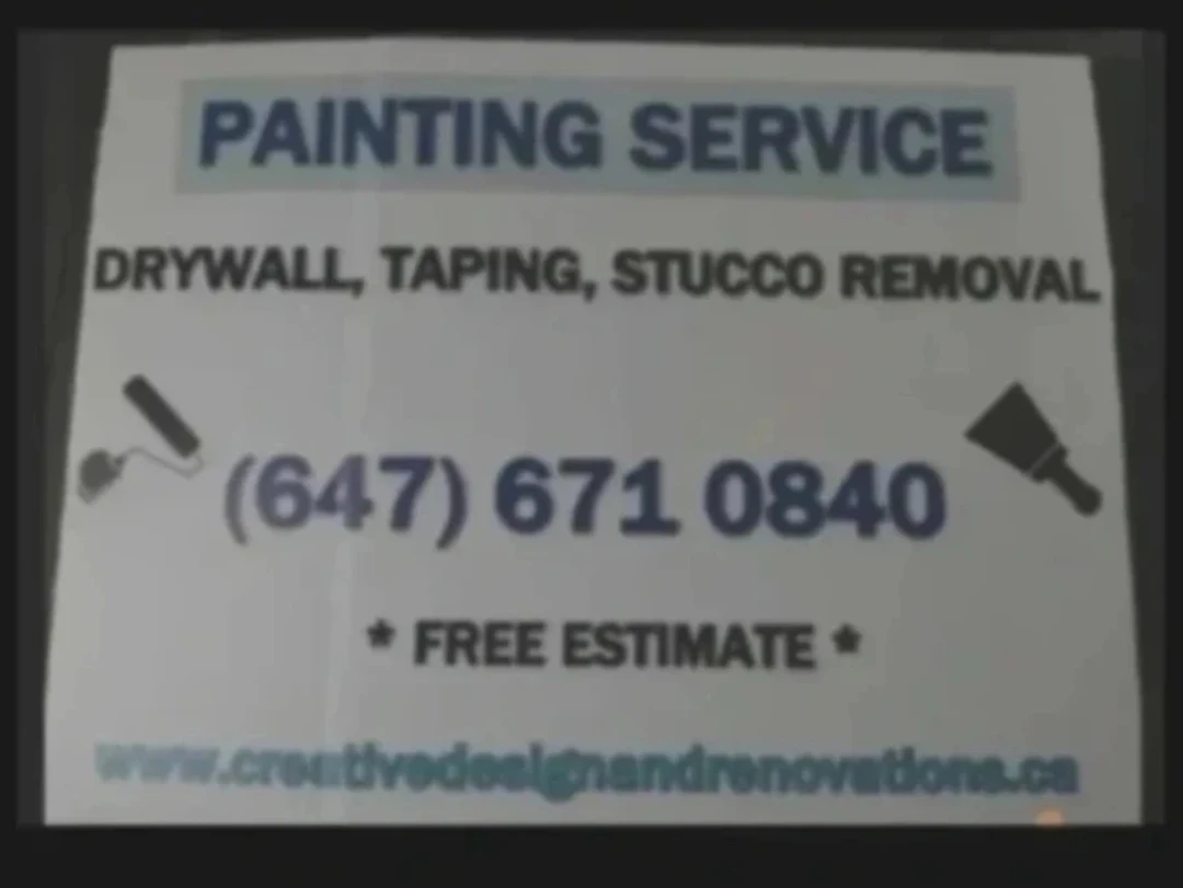 Painting Service - Drywall, Taping, Stucco Removal ⚽
