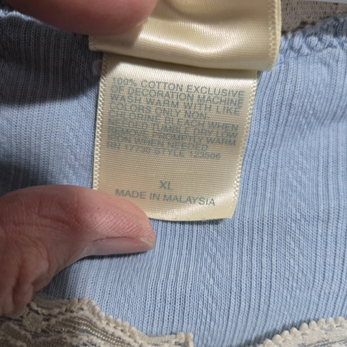 Cherokee Sleepwear Blue Nightgown - XL - photo 2