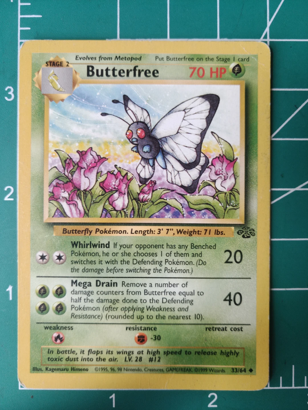 Pokemon Butterfree Card