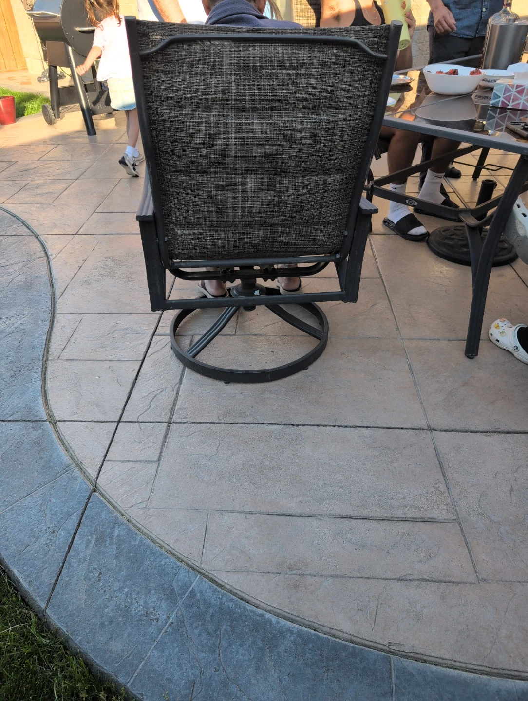 Glass Top Patio Table and Chairs - photo 2