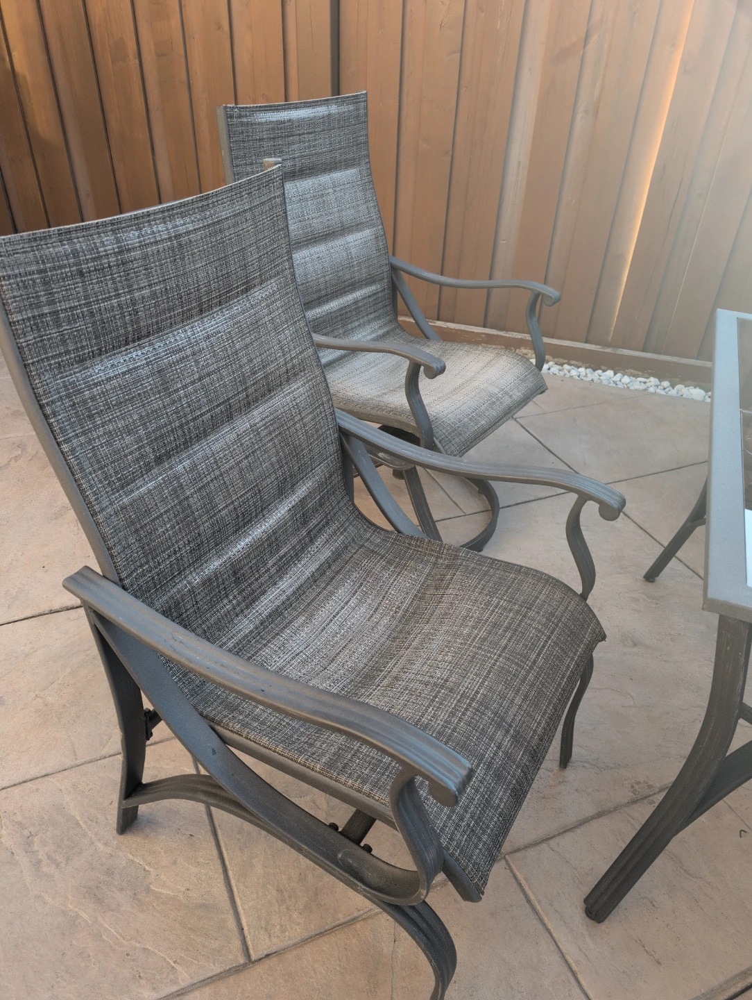 Glass Top Patio Table and Chairs - photo 4